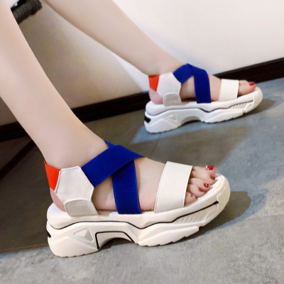 Sports sandals women 2021 summer new pattern Southeast Asia lady Sandals leisure time Flat shoes ventilation student Women's Shoes