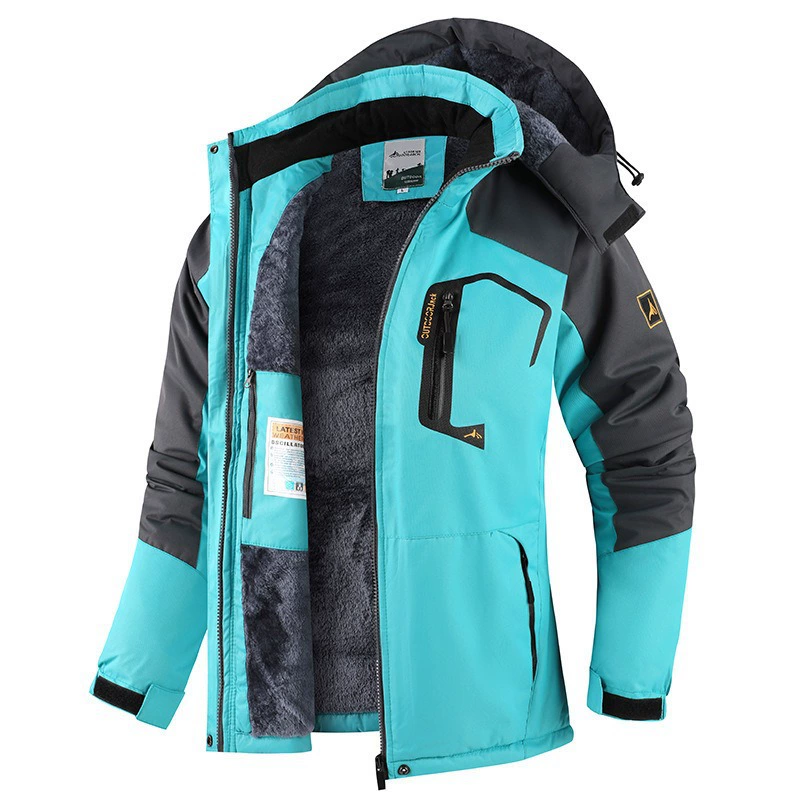 Travel Windproof Keep-Warm Jacket, Plus Size Men & Women, 2XL–6XL, Casual Winter Coat