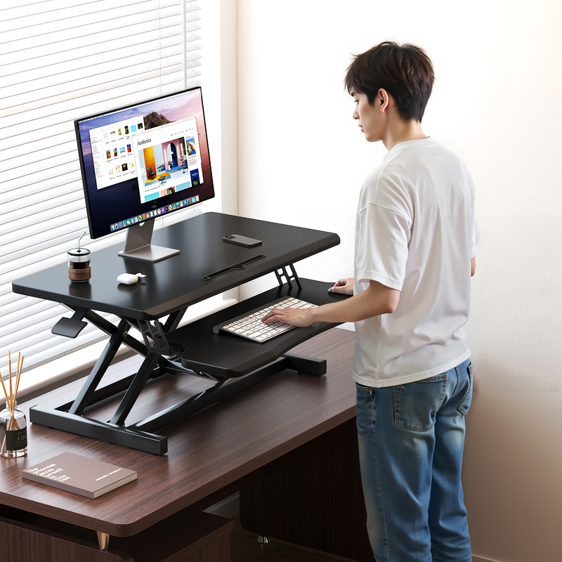 Standing Desk, Liftable Desk, Desktop Computer Desk, Notebook Desktop Stack Heightening Support