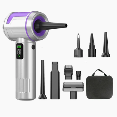 Tozsoranlar High-Power, Multi-Functional, Digital Screen, Fast Charging - silver-purple-fast-charging-digital-display-ev-bag