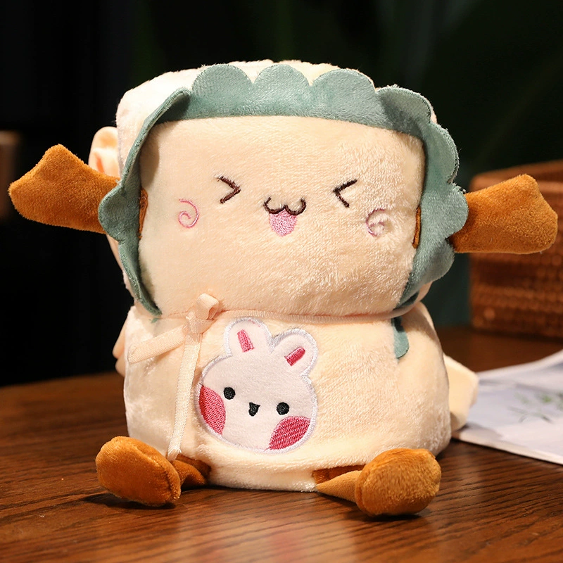 Картина Toast Plush Rolling Corporation Plush Bread Failan Velvet Single Air Conditioner Single Person Personal Personal Person