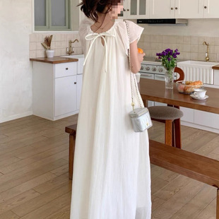 2025 Maternity Wear Summer Fashion Maternity Wear Plus Size Skirt Flying Sleeve Long Skirt Mesh Summer Maternity Dress