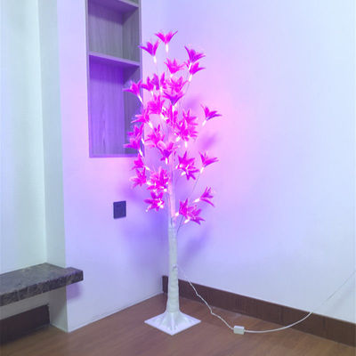 a living room bedroom Showcase LED Tree lights festival celebration Decoration Northern Europe style Decorative lamp arrangement Plug in gules