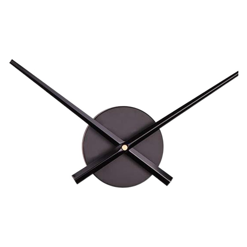 Placa de reloj de metal puntero DIY reloj mudo escaneo segundo movimiento creativo hogar foto pared Cruz puntada Reloj de pared