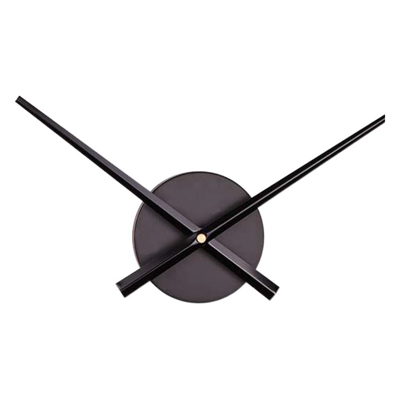 Металлическая пластина с часами указатель DIY часы без звука сканирование второе движение креативное домашнее фото настенные часы для вышивки крестиком