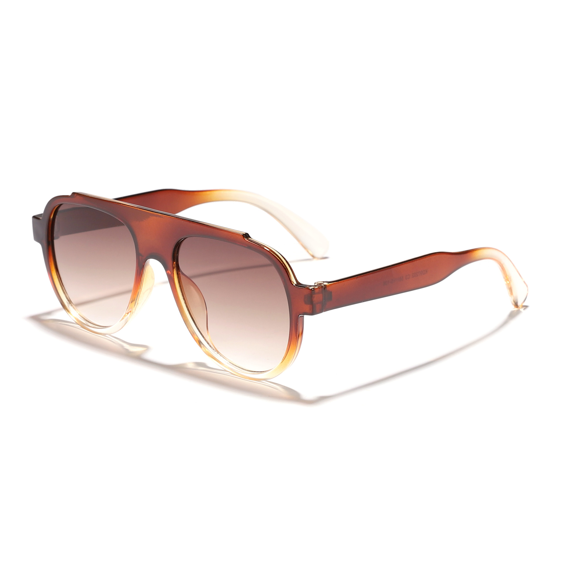 Nuevas gafas de sol de personalidad europeas y americanas, gafas de sol de conducción para hombre, gafas de sol de viento de marco grande anti-ultravioleta