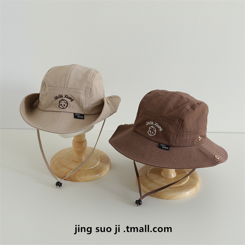 Bebé varón sombrero de sol niñas anti-UV sombrero de sol para niños camping sombrero de montaña al aire libre sombrero de sol para niños