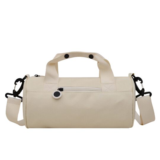 Cross-Border Cylindrical Sports Travel Bag Waterproof Oxford Cloth Large Capacity Satchel Crossbody Travel Bag Fashionable Casual Satchel