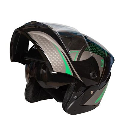 Double Lens Electric Car Helmet | Motosiklet kaskı (dəbilqə)