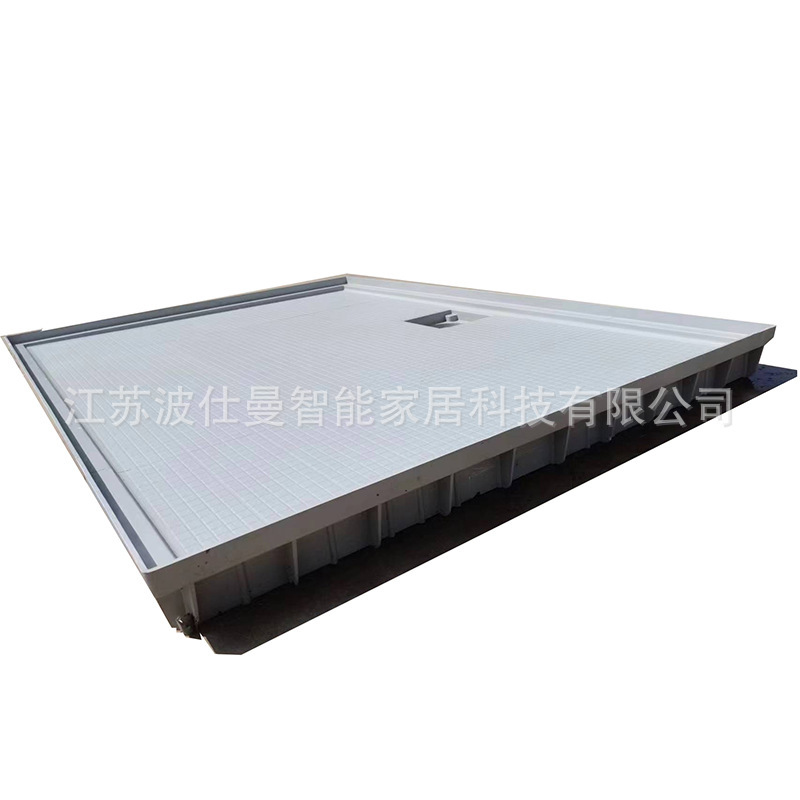 Integral shower room toilet waterproof chassis SMC molded one-piece free waterproof household hotel chassis