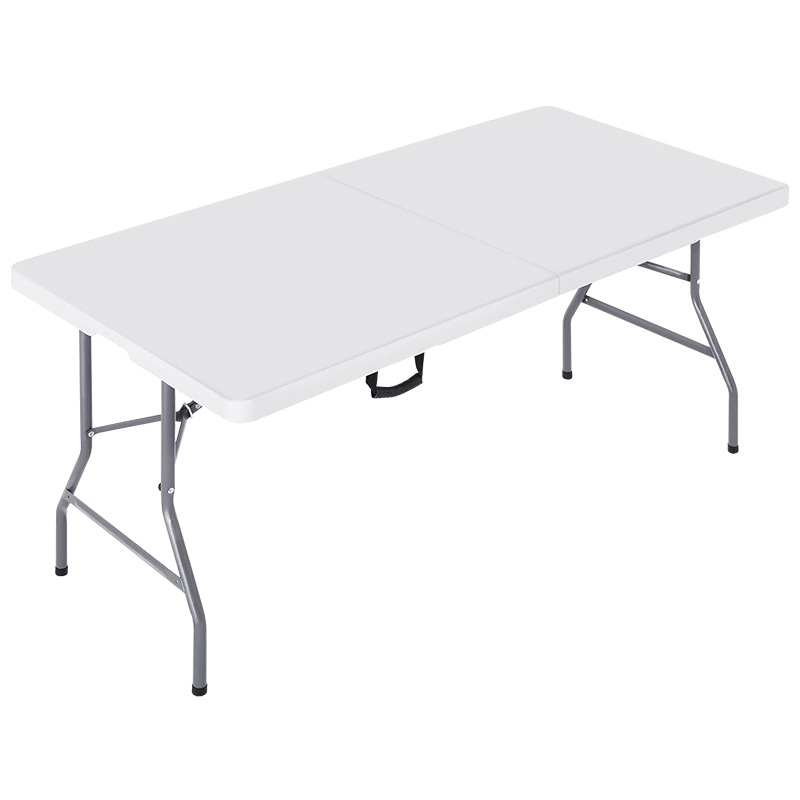Mesa plegable mesa de comedor doméstica silla al aire libre simple rectangular mercado nocturno de plástico para poner puestos de estudio mesa de comedor portátil