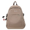 Capacious backpack for leisure, school bag, trend of season, suitable for teen, for students, simple and elegant design