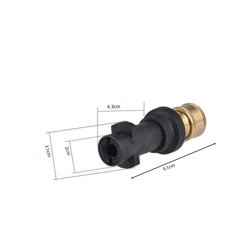 Cross-border Kaichi K2-7 high-pressure car washing water gun head extension rod extension rod air conditioning cleaning seven-piece five-color nozzle