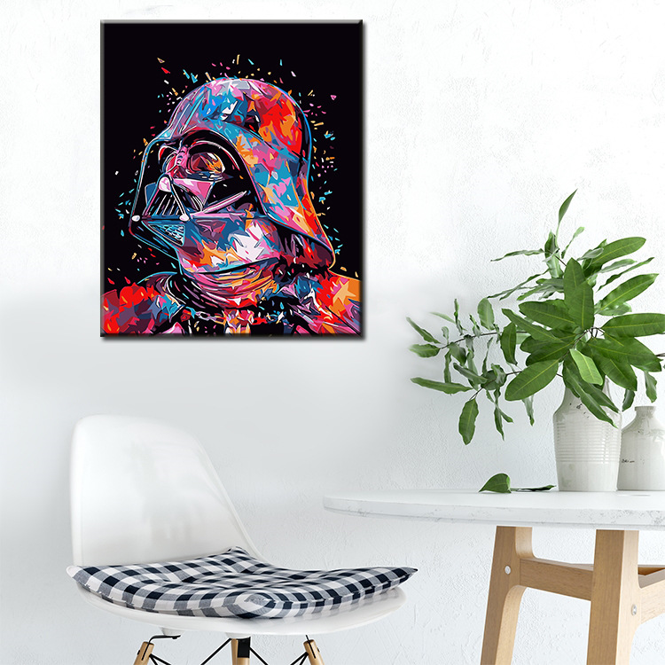 5D钻石画满钻彩绘宇航员人像diy钻石绣装饰画外贸专供|ru