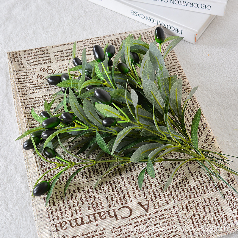 Artificial Flowers Wedding Greenery Props Silk Flowers Fake Flowers Indoor Decoration Greenery Flowers 29cm Olive Branches Artificial Flowers Wedding Greenery Props Silk Flowers Fake Flowers Indoor Decoration Greenery Flowers 29cm Olive Branches