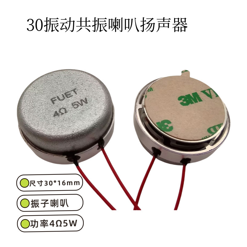 Fusheng Technology FUET 体性感覚マッサージャー振動スピーカー 30 ミリメートル振動共鳴スピーカー電力 4Ω5W|undefined