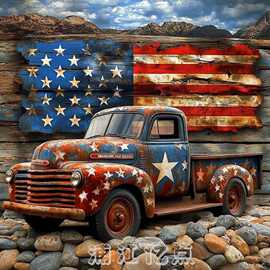 手工5D钻石贴画DIY外贸新款满钻贴钻圆钻跨境源头工厂批发