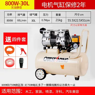 Hava kompressorları Compressor Small 220V Air - copper-800w-30lgifts