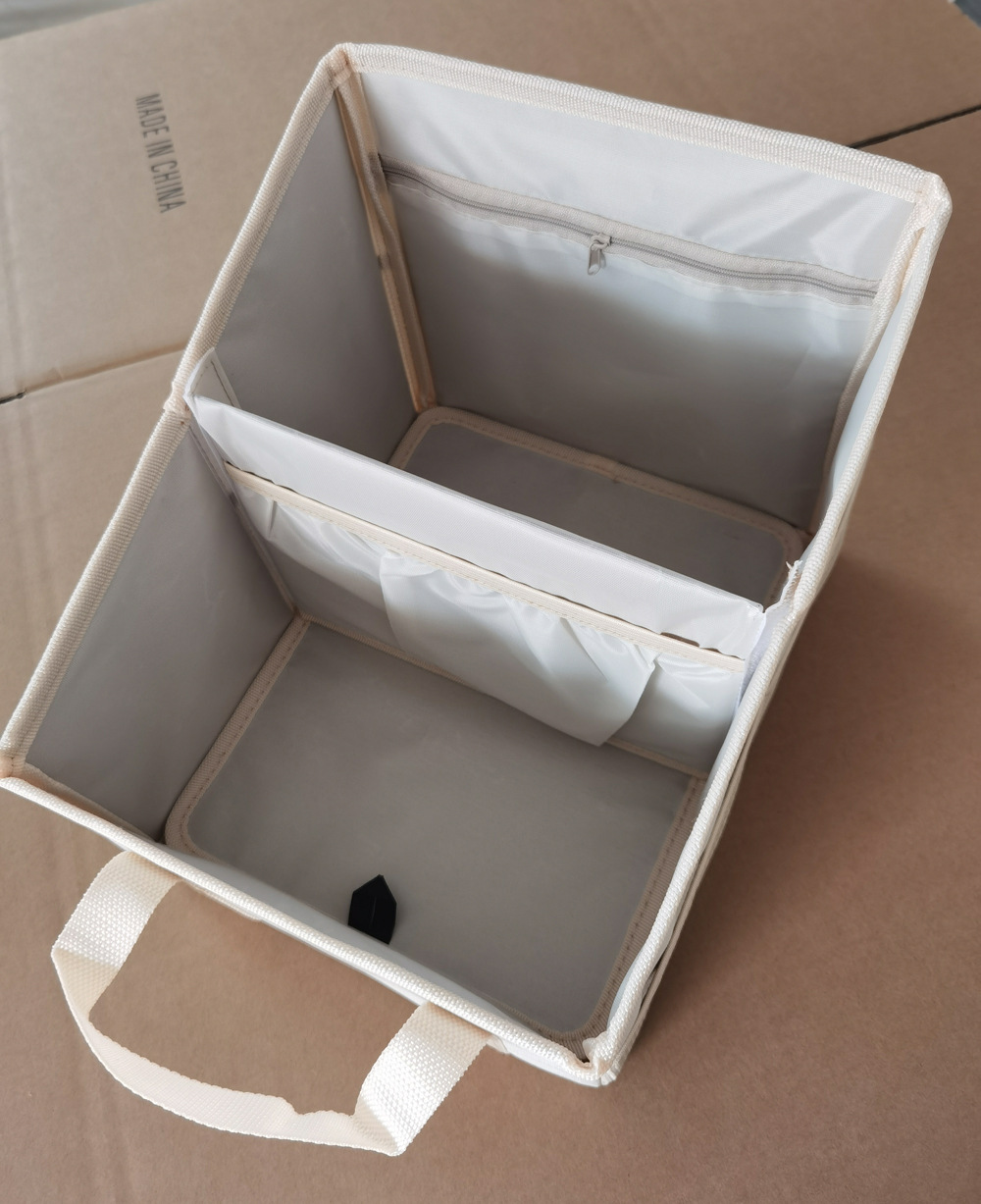 Cross-Border Car Trunk Organizer Storage Box Car Trunk Storage Box Foldable Multi-Compartment Storage Box