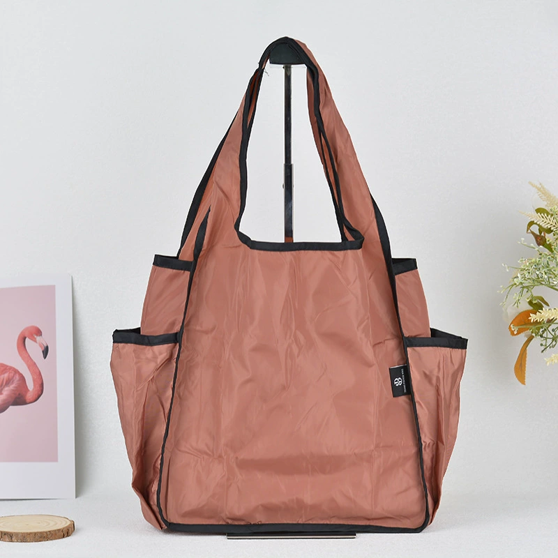 Capacious shoulder bag, foldable one-shoulder bag, shopping bag, (Physicals)