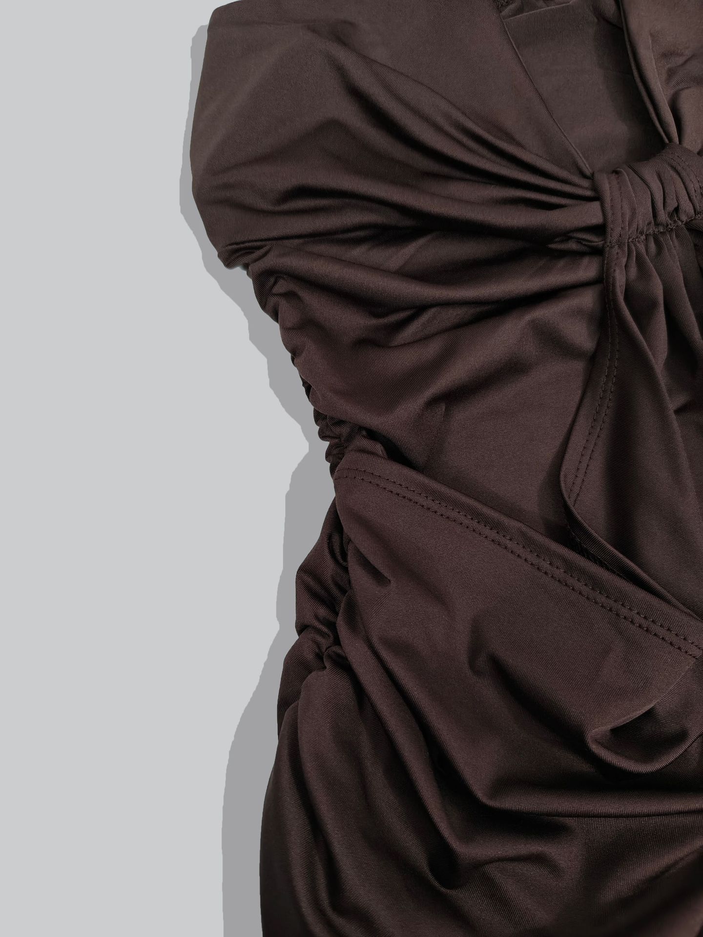 Maillard Style Beaded Suspender Dress Women's Kink Pleated Waist Thin Hip Skirt_ecoleips.com