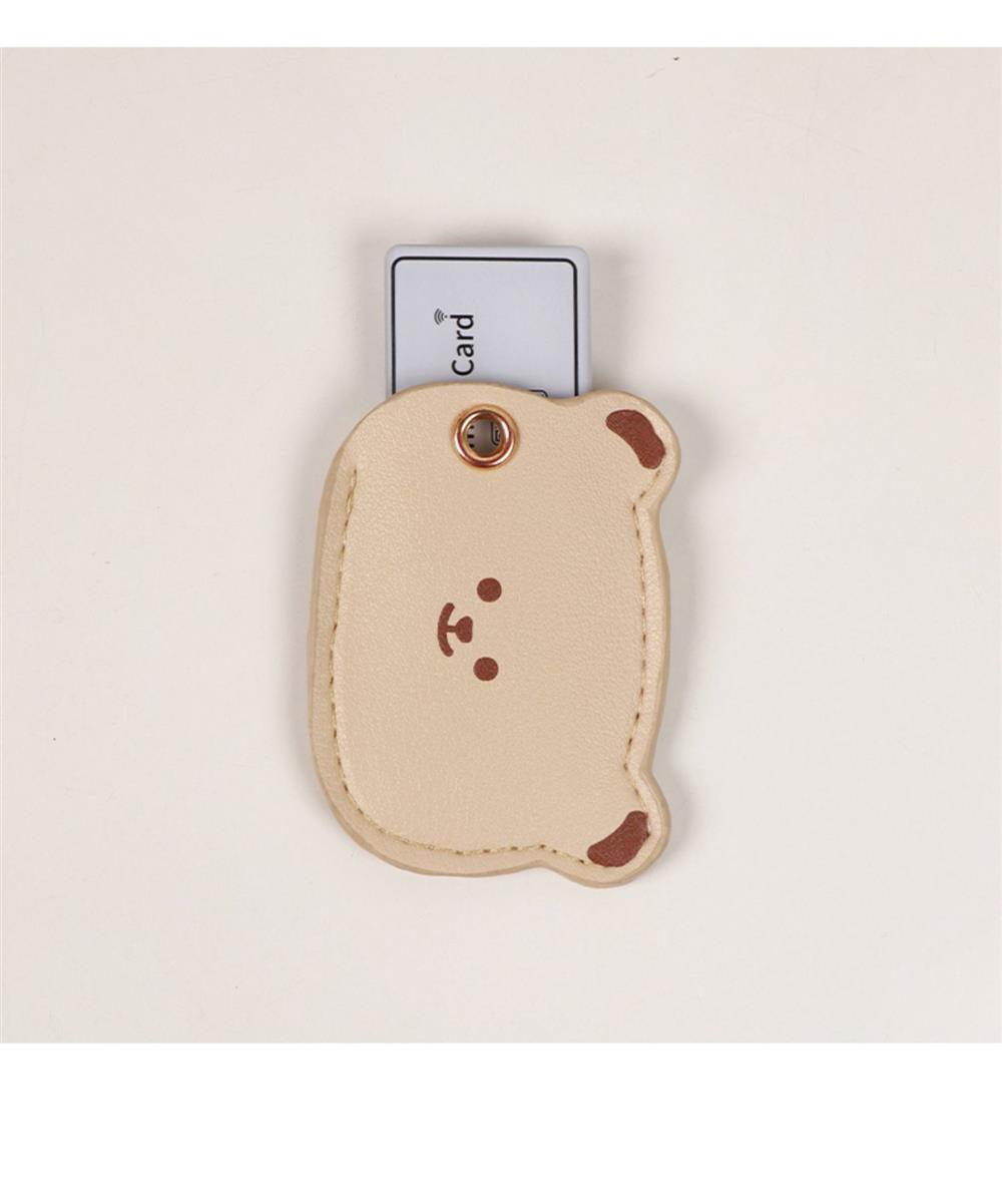 Suitable for Bear Electric Car Key Protective Cover Remote Control Nfc Elevator Access Card Battery Car Keychain Decoration