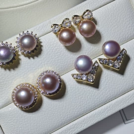 天然珍珠耳饰;耳饰配件;天然珍珠项饰