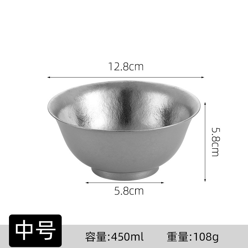 チタンボウル 二層純チタン製ライスボウル 二層厚真空断熱 抗菌 鮮度保持 ピクニック アウトドア 家庭用 カラーチタンボウル|undefined