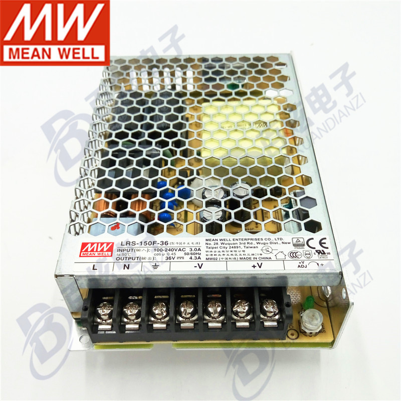 台湾明纬LRS-150F-36 154.8W36V4.3A薄型开关电源替换S系列 质保3