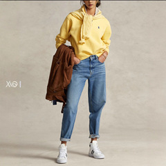 跨境 Ralph Lauren/拉夫劳伦男女同款 25年早秋拉链套头衫卫衣