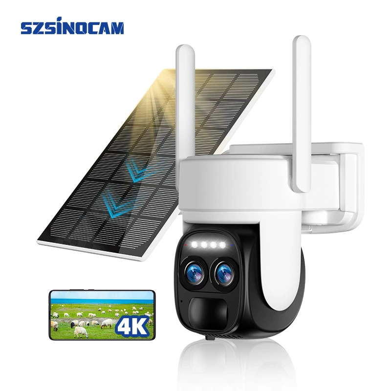 Беспроводная сеть Домашняя камера наблюдения Smart HD мобильный телефон дистанционного Wi-Fi солнечная камера с низким энергопотреблением