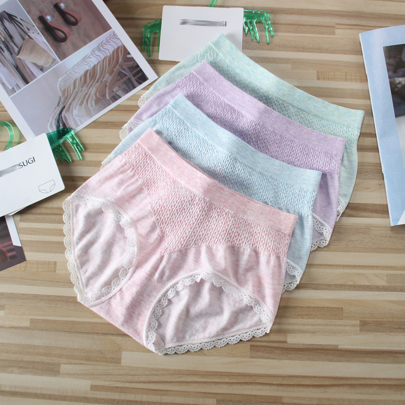 [Clearance sale] Mid-waist women's briefs thin lace soft and comfortable underwear for women