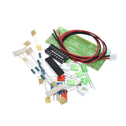 LM3915 Fun 10-полосный индикатор уровня аудио набора DIY, индикатор уровня, проводные детали, сварка