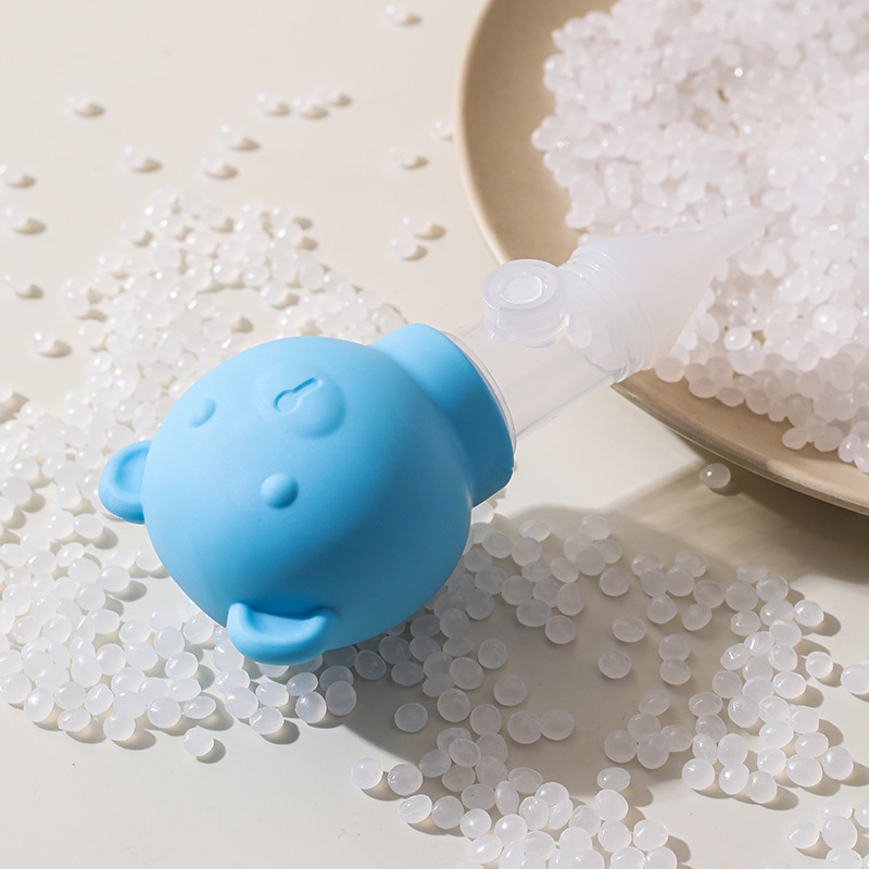 Aspirador Nasal Anti-reflujo para Bebé de Plástico para Limpieza Nasal de Recién Nacidos
