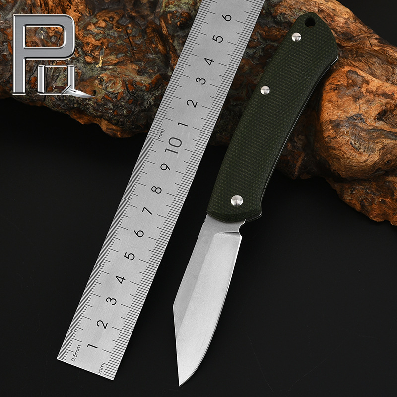 厂家D2户外折叠刀户外随身刀具野营求生刀多用途便携水果刀批发