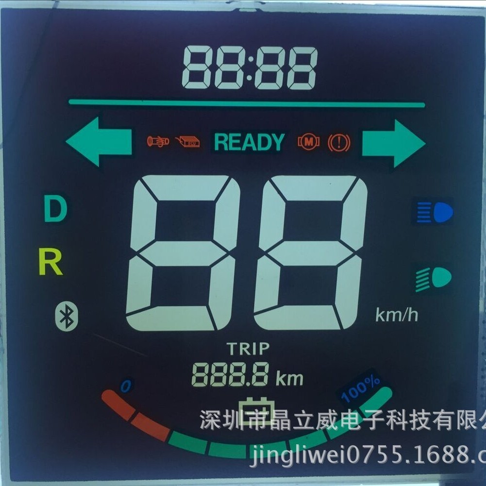 厂家提供lcd段码屏 网银U盾LCD显示屏 热量表LCD显示屏