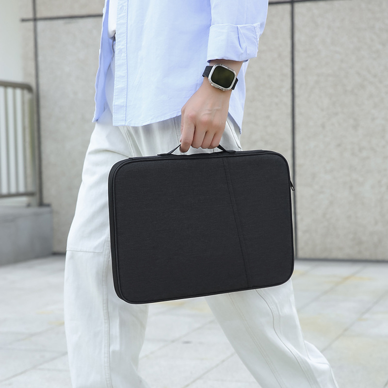 13inch Waterproof Lightweight Portable iPad Tablet Storage Bag, Plush Shockproof Multifunctional Computer Sleeve Bag with a High-End Feel