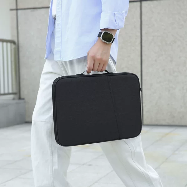 13inch Waterproof Lightweight Portable iPad Tablet Storage Bag, Plush Shockproof Multifunctional Computer Sleeve Bag with a High-End Feel