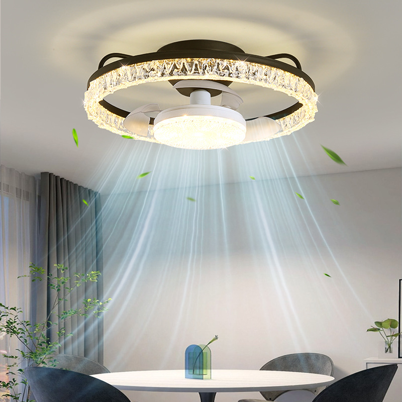 Ventilador de techo invisible nueva lámpara del dormitorio del restaurante en el techo de doble propósito ventilador de cocina 706L