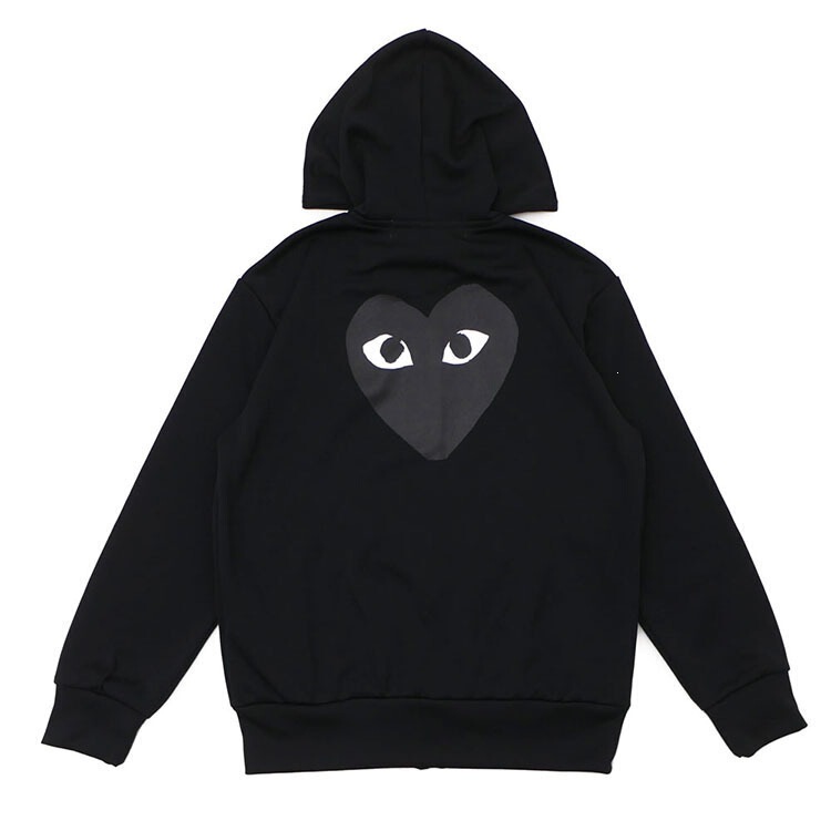 2026 Autumn and Winter Season Unisex Couple's Fleece-Lined Hooded Sweatshirt with Black Heart Print, Long-Sleeve Trendy Versatile Zip-Up Jacket 2026 Autumn and Winter Season Unisex Couple's Fleece-Lined Hooded Sweatshirt with Black Heart Print, Long-Sleeve Trendy Versatile Zip-Up Jacket
