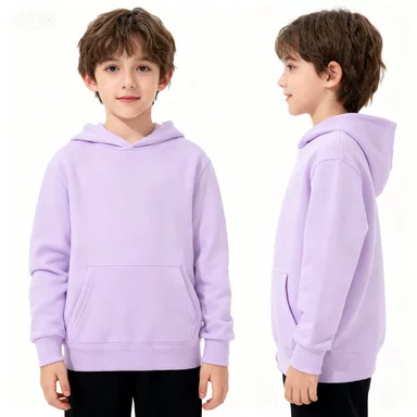Cross-Border European and American 2025 New Children's Clothing, Middle-Aged Children's Hooded Sweatshirts, Autumn and Winter Fashionable Fleece Trendy Brand Sports Hooded Sweatshirts
