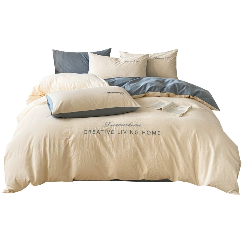 Bedspread, duvet, set for students, simple and elegant design, 4 piece set, bedding