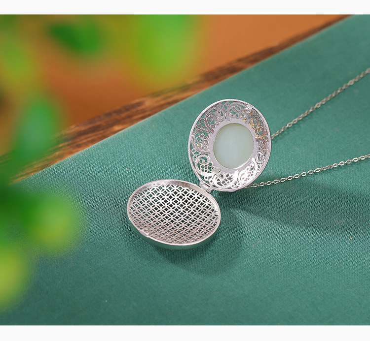 Mặt dây chuyền bạc 925 phong cách cổ điển — Mặt dây chuyền đơn (không có dây chuyền) chi tiết 4