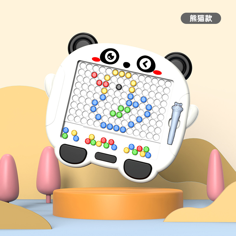 Puzzle transfronterizo entrenamiento de pinceles magnéticos para niños juguetes de educación temprana dibujos animados dibujos