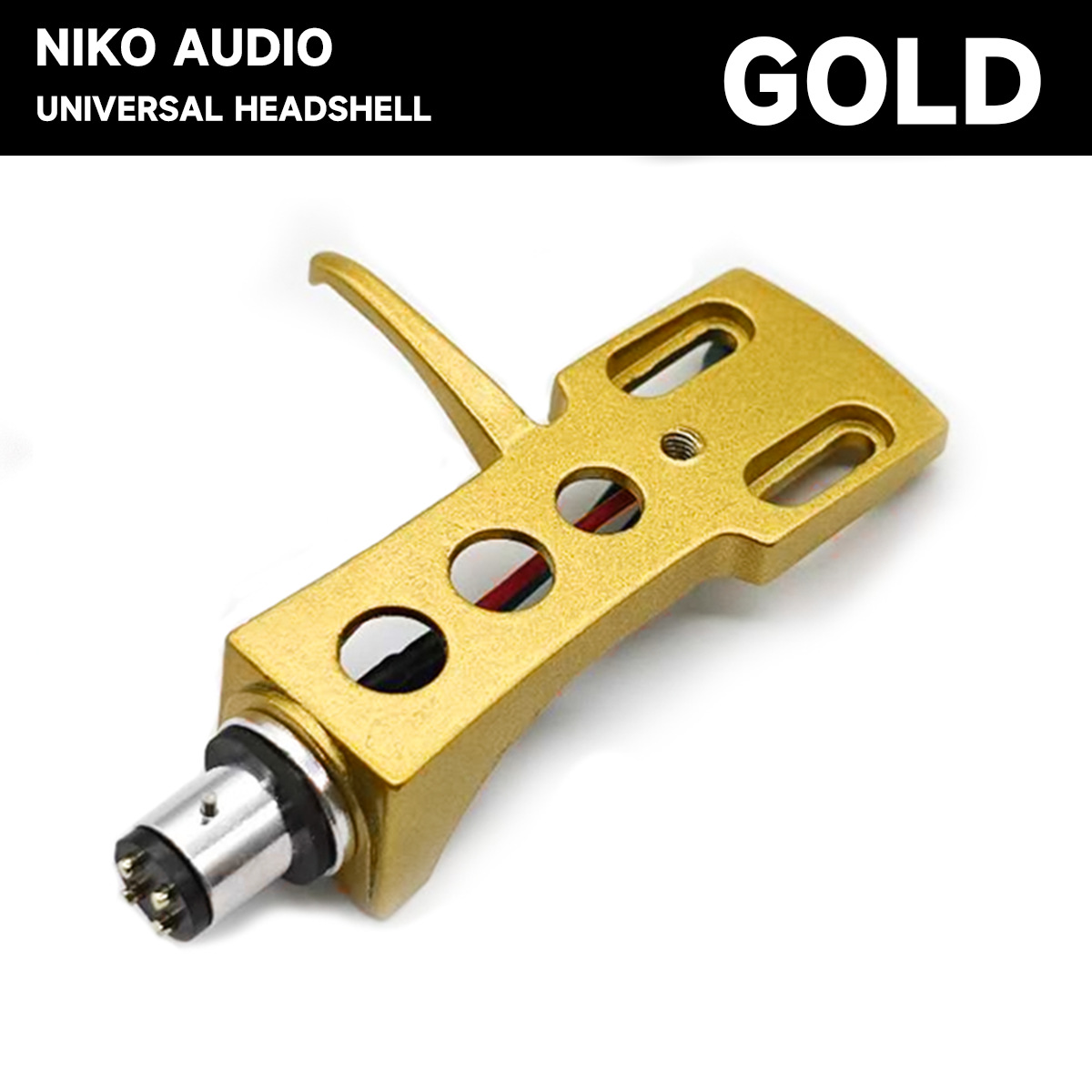 LP negro pegamento reproductor de streaming cabeza Stylus soporte cabeza titular con alambre