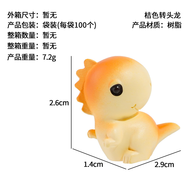 Dragón giratorio naranja