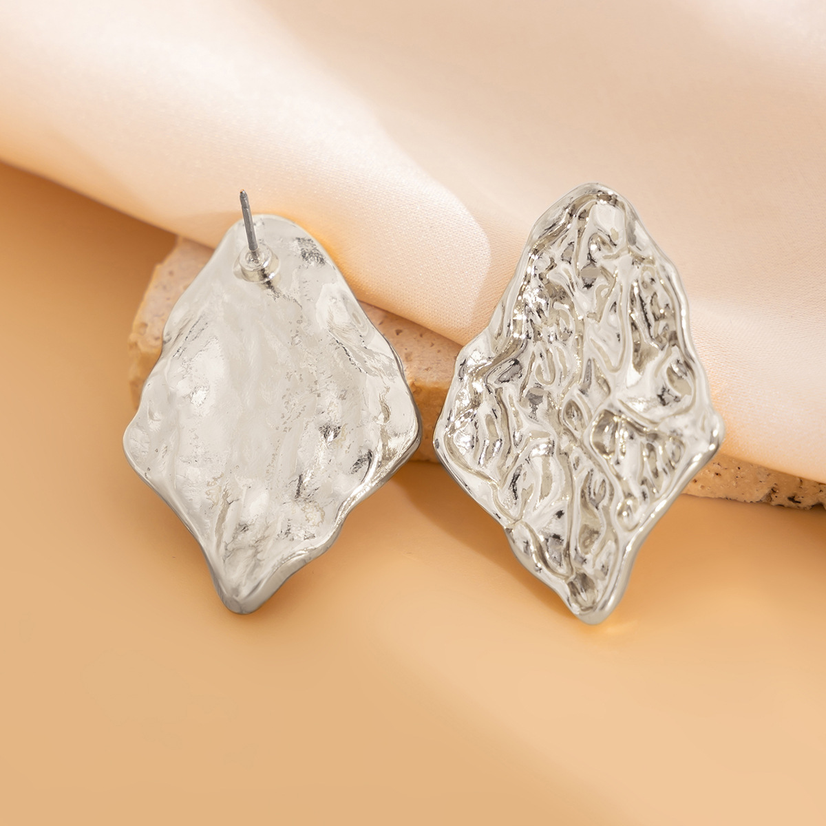 12g Weight Steel needle Ear Needle Material Drop Earrings, Ear Studs Classification 1 Pair Quantity Party, Street Occasion Alloy Material Geometric Pattern Women's Gender Polished Finish Plating Design Exaggerated, Punk Style 1 Pair Exaggerated Punk Geometric Plating Alloy Drop Earrings Ear Studs 74