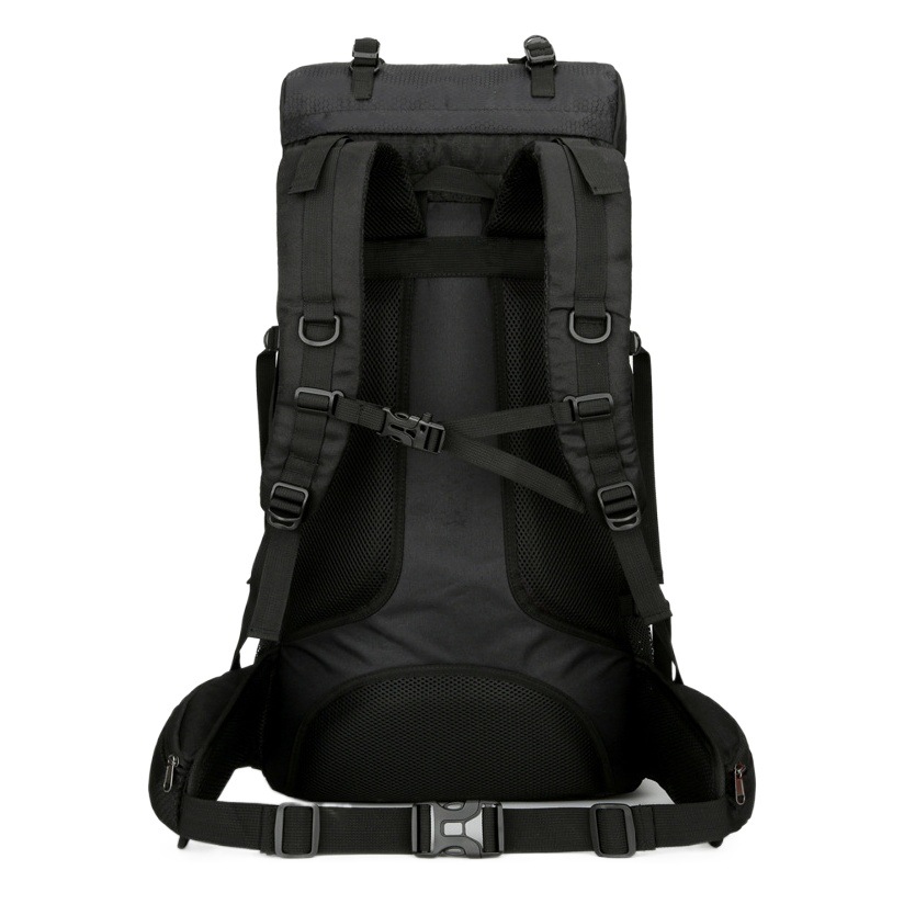 Cross-Border Factory Direct Delivery Hiking Waterproof Mountaineering Bag Outdoor Large Capacity 75 Liters Hiking Camping Travel Backpack