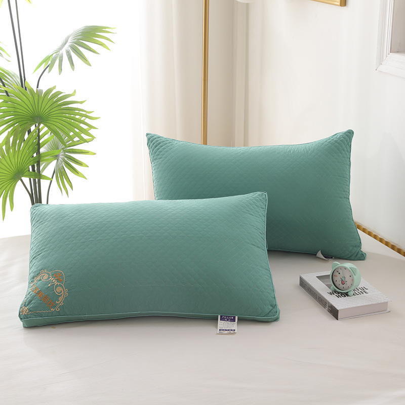 퀼트 쑥 베개 그린