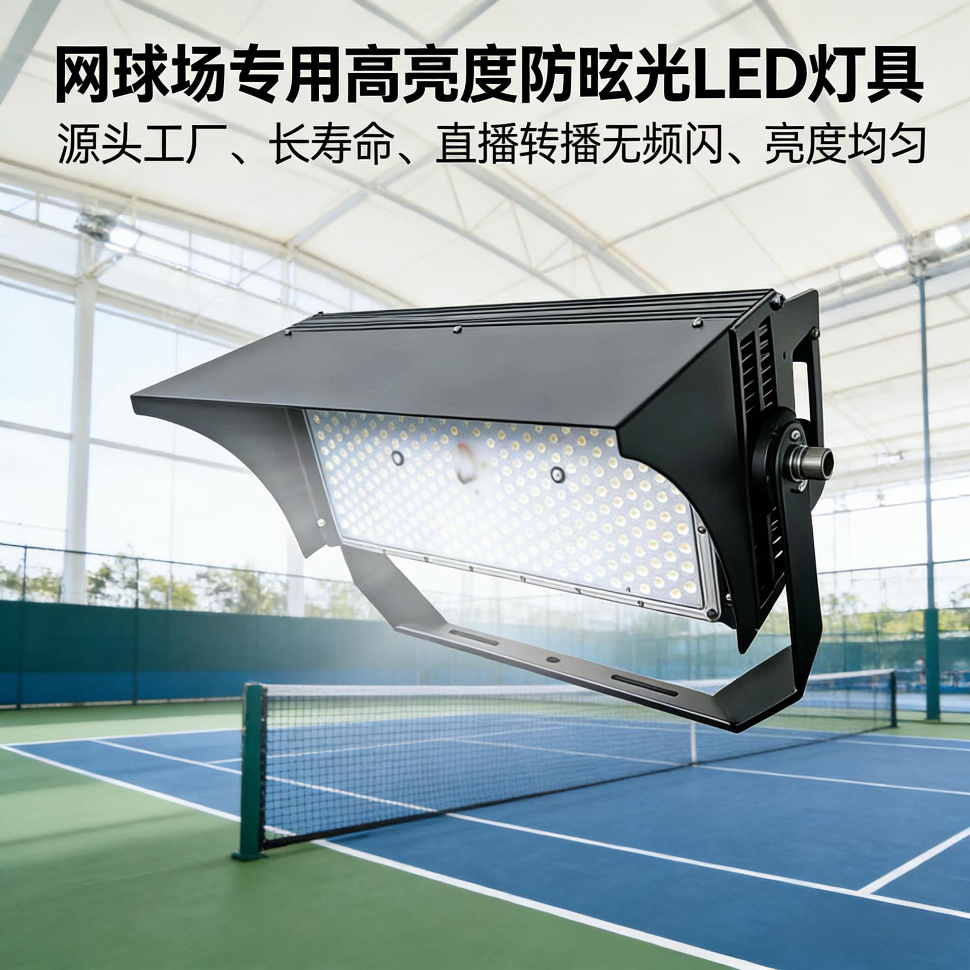 室内网球场LED专用灯 防眩光不刺眼 赛事级照明网球馆灯具产品实拍图